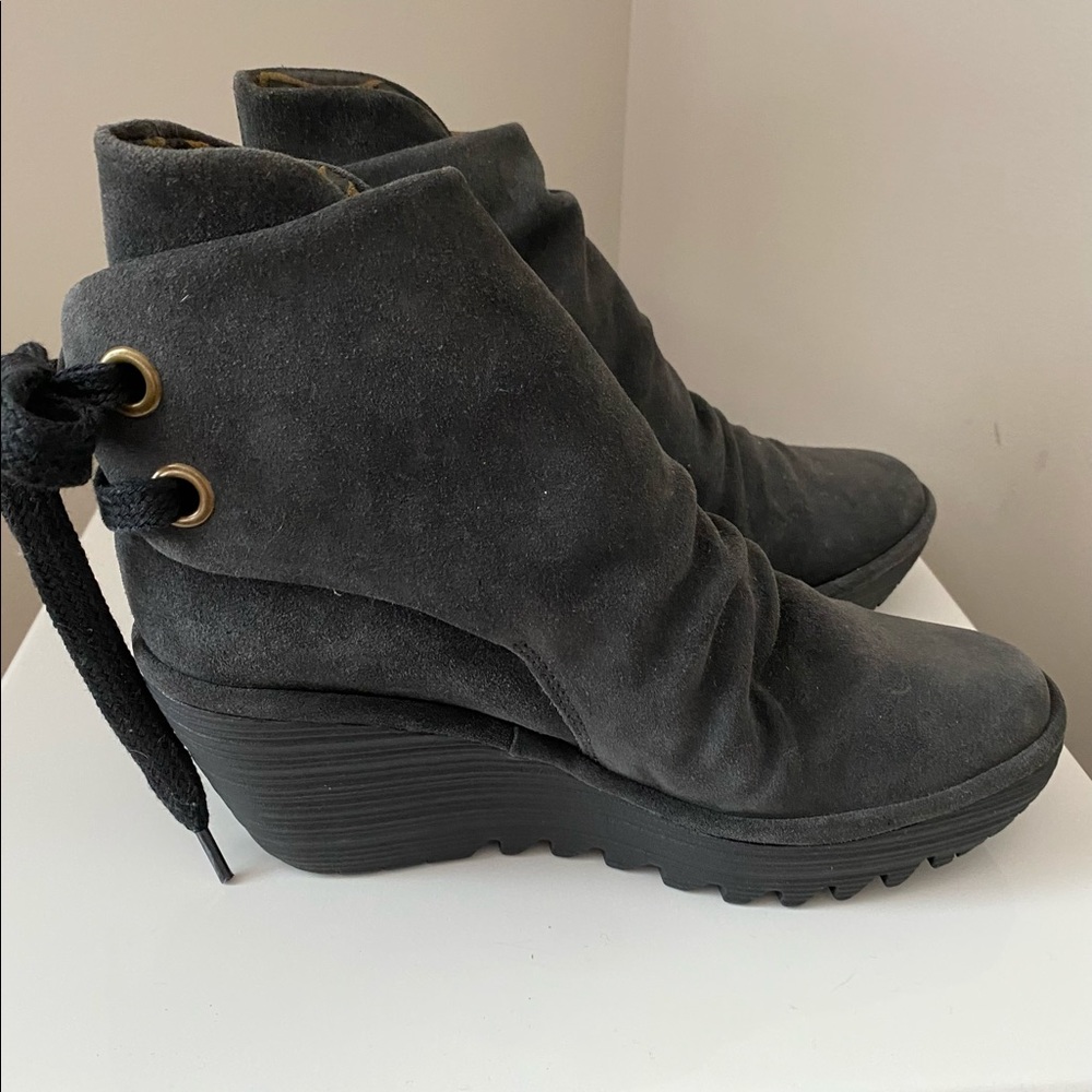 Fly London Suede Booties
